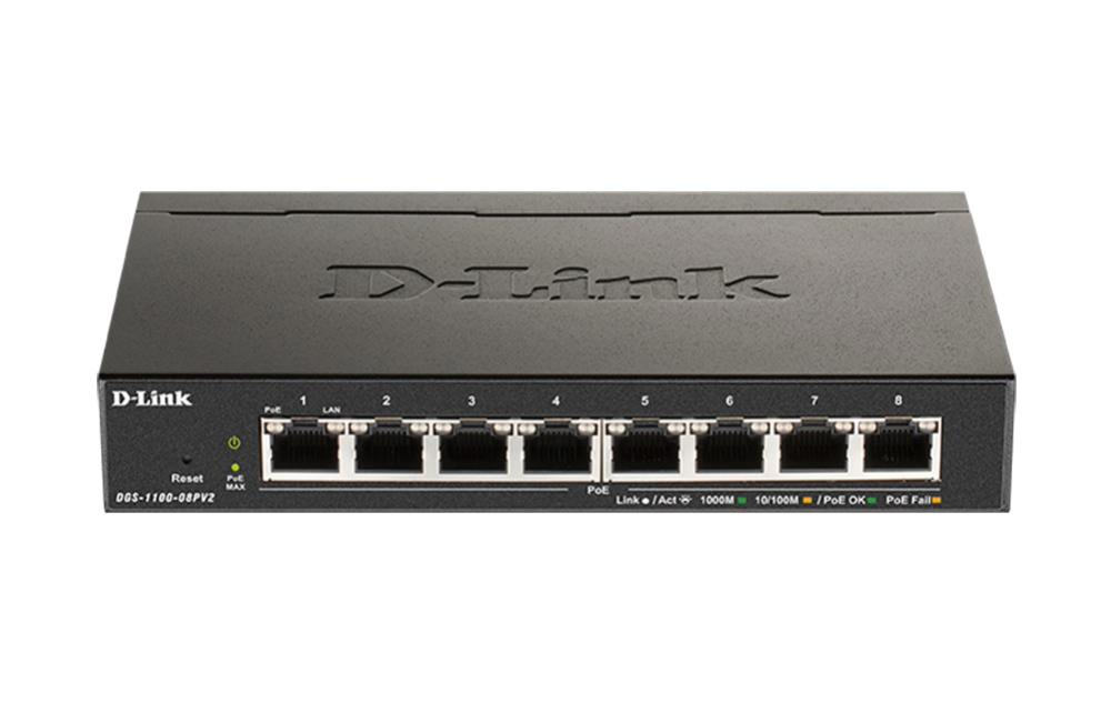 D-Link 8-Port Smart Managed PoE Switch