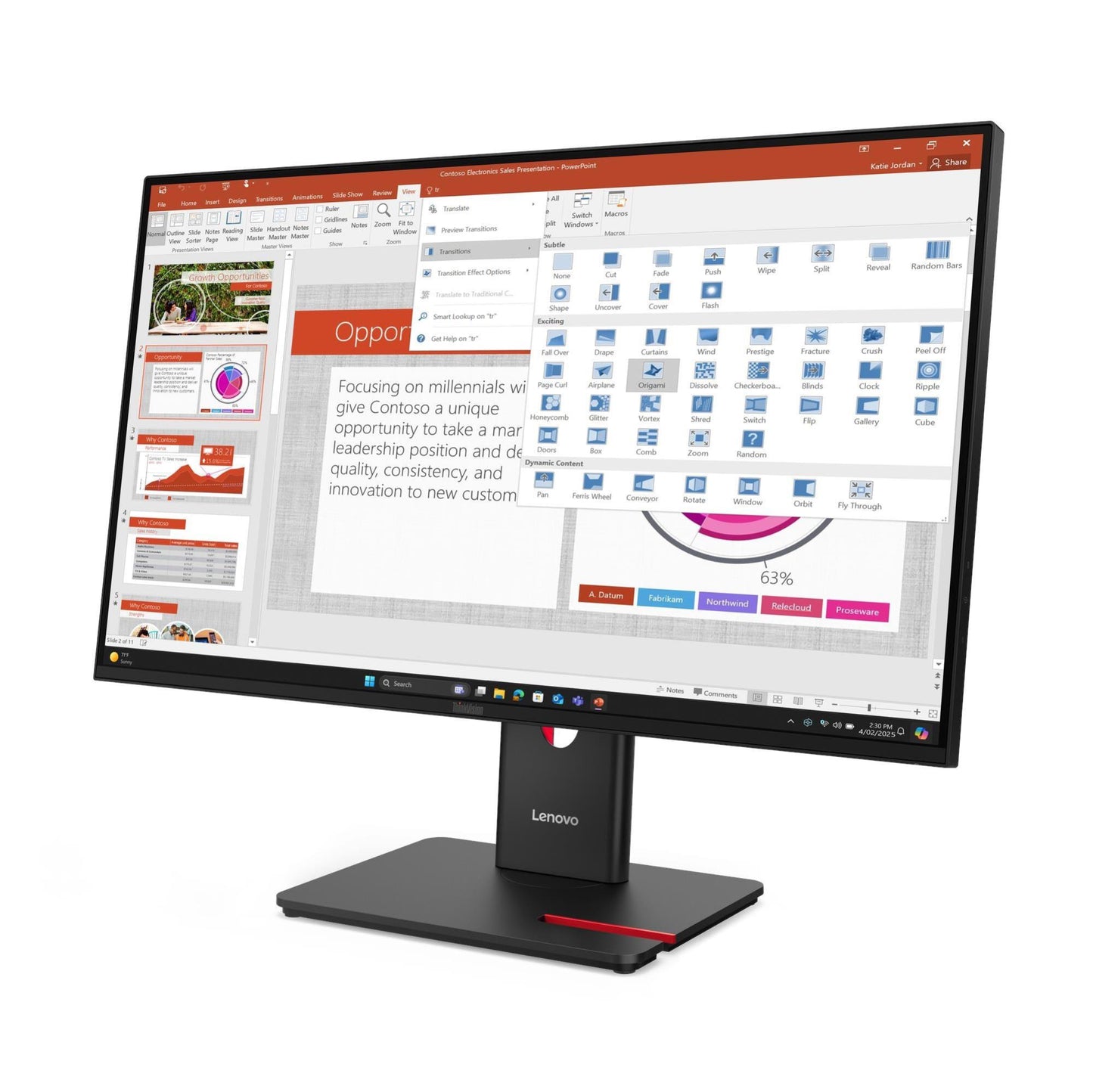 Lenovo T27-40 27" WLED IPS FHD (16:9)