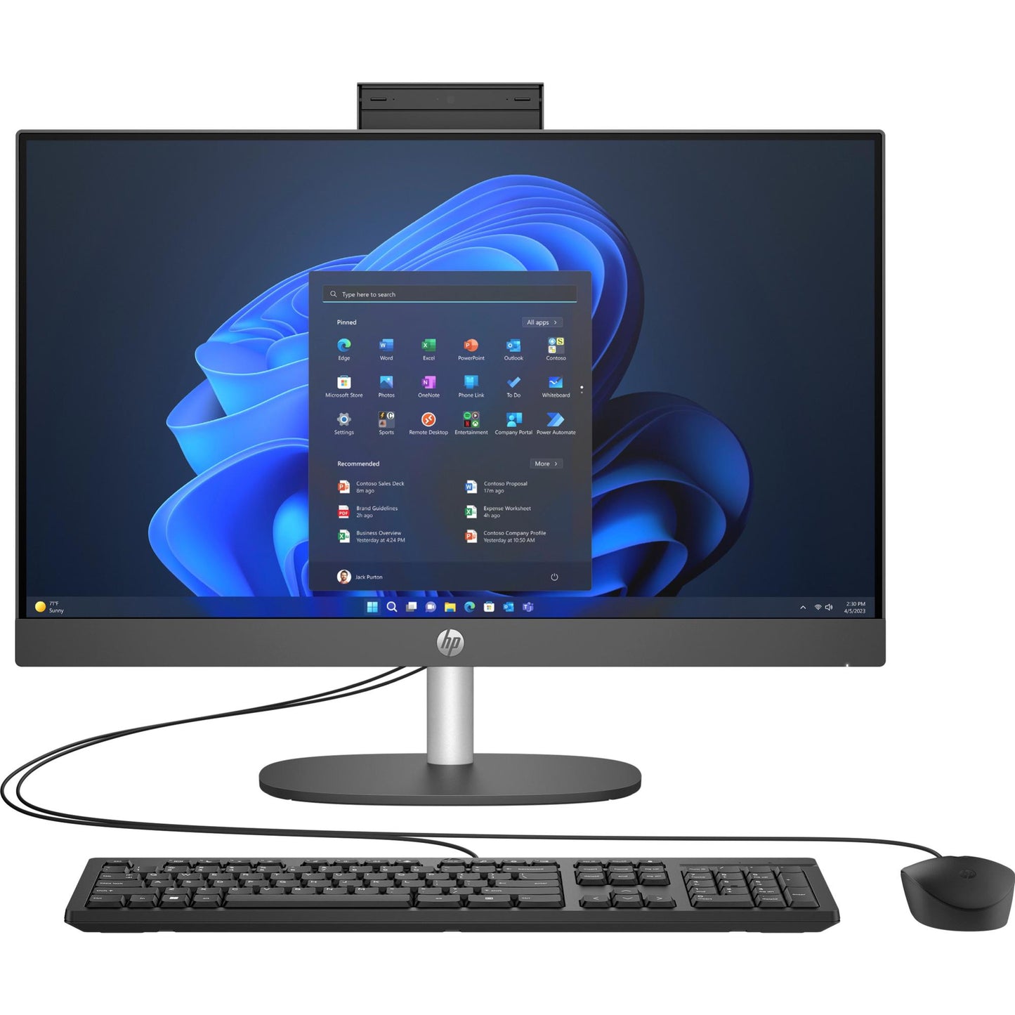 HP ProOne 245 G10 23.8" NT R5-7520U