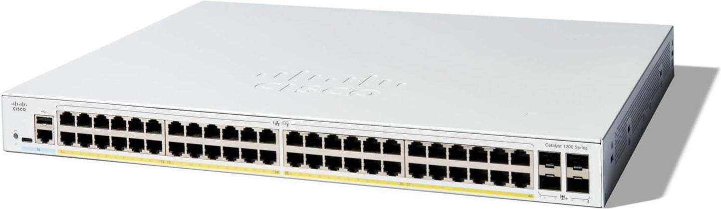 Cisco 48-Port GE 375W PoE+ 4 SFP+ Switch