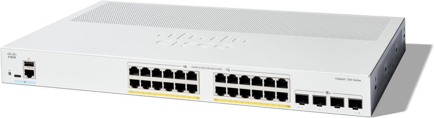 Cisco 24-Port GE 195W PoE+ 4SFP+ Switch