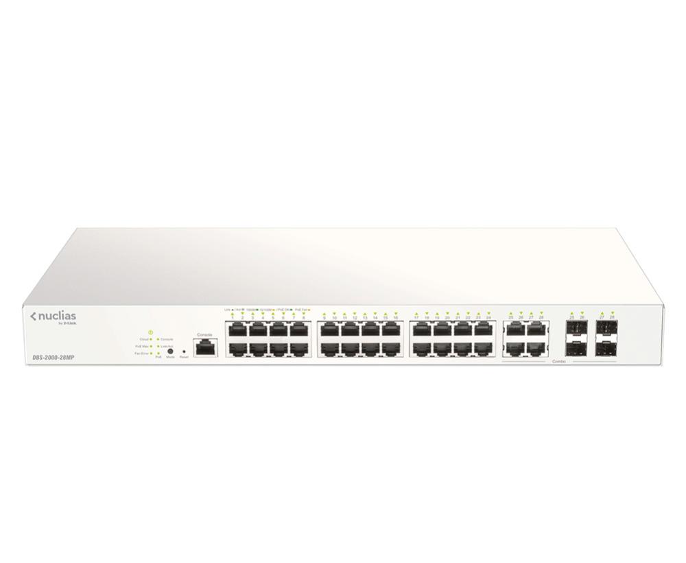 D-Link 28-Port Cloud-Managed Switch 370W