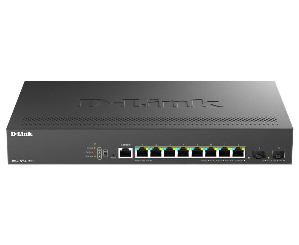 D-Link 8-Port Smart Managed SFP