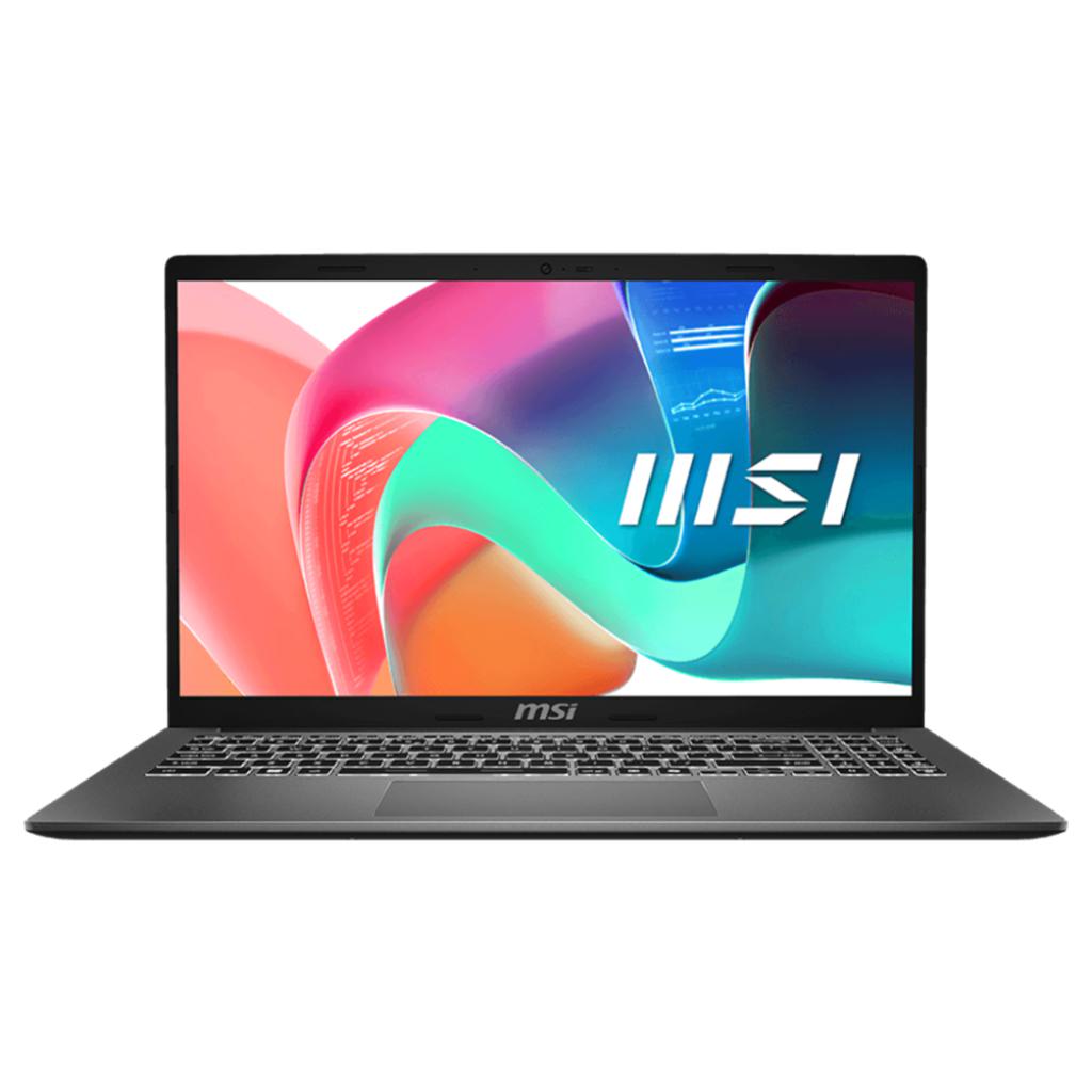 MSI Modern 15 Intel 7 150U / 16GB 3200MHz / 1TB SSD / 15.6" FHD / W11P / Platinum Gray / 1Y Wty